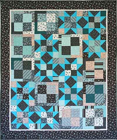 Turning Twenty Feelin' Groovy Original Book Quilt Pattern Book 14 Projects- By Tricia Cribbs Use Fat Quarters or Coordinates Easy Quilt