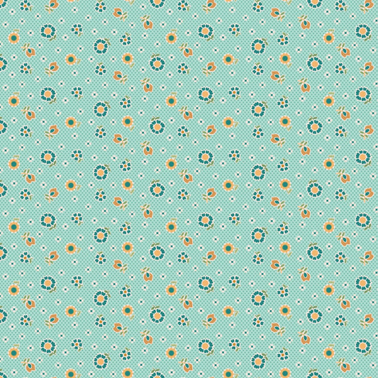 Mercantile Fabric Yardage Sold by the Half Yard by Lori Holt for Riley Blake Small Prints Red and Gold