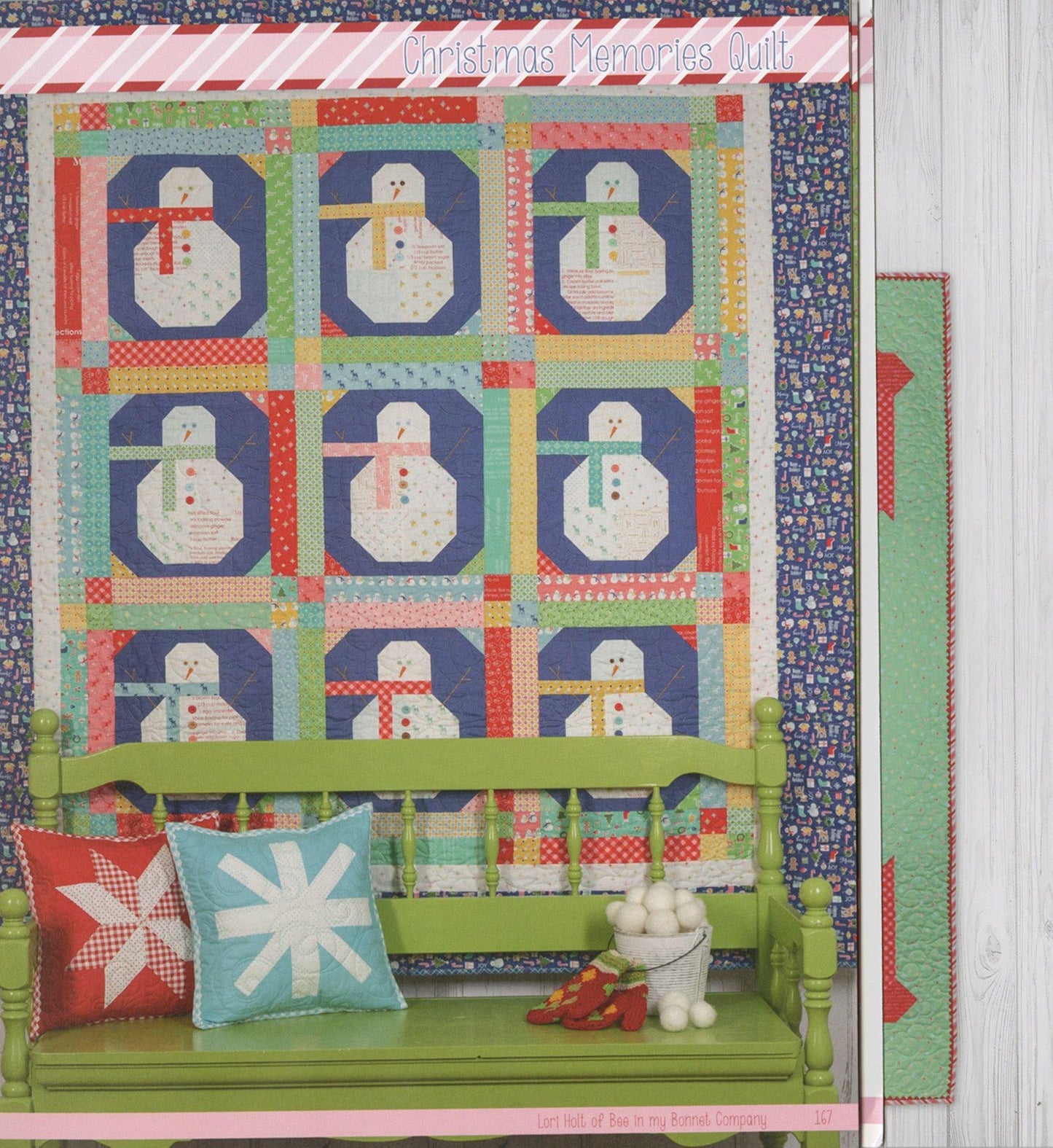 Vintage Christmas - Quilt Pattern Book - By Lori Holt of Bee in my Bonnet - 42 Blocks and 28 Projects to Fill your House with Love