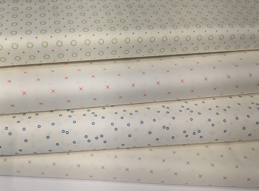 Background Light Fabric Options Green Denim Gray or Cayenne Lori Holt for Riley Blake Yardage by the Half Yard Bee Backgrounds Collection