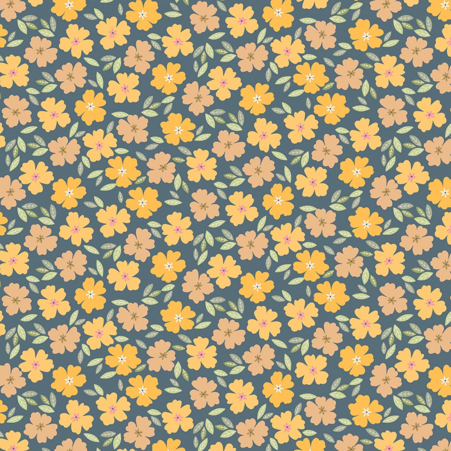 The Bees Knees Fabric Collection from Dear Stella Five Bolts of Quilting Cotton by the Half Yard Bees in Blue and Green with Modern Design