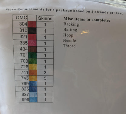 Baby Girl Sun Quilt with Flowers Birds You Are My Sunshine Crib Size Pre-Printed Embroidery Quilt Blocks Jack Dempsey Lap Quilt Pre-Printed