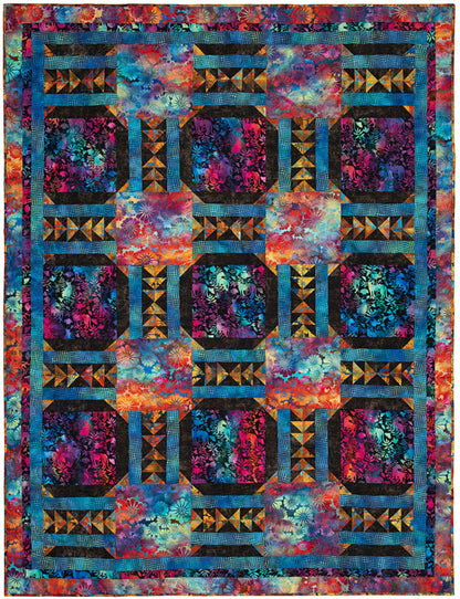 5 Yard Quilt Fabulous 5 New Book 8 Quilt Patterns by Donna Robinson and Fran Morgan for Fabric Cafe' Use Five Fabrics  Lap Queen King