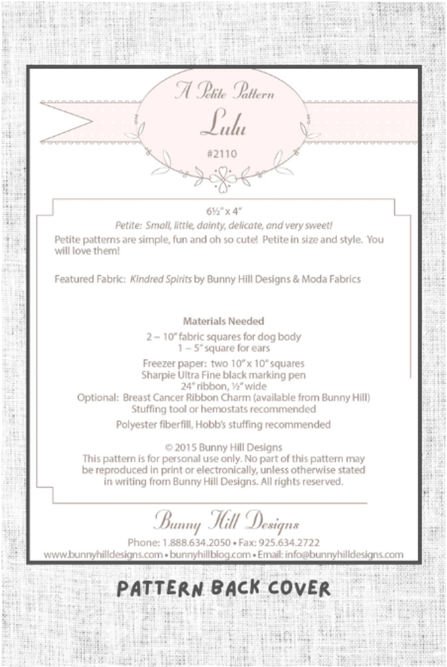 Fabric Dog Lulu Pattern Make a Stuffed Puppy from Fabric Calico Dog Project Small Easy Dog Lover Unique Handmade Gift to Sew Personalize