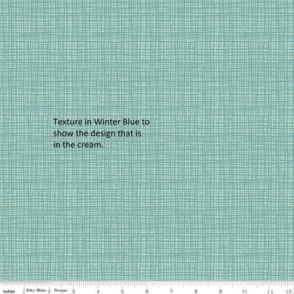 Cream Tonal Fabrics (Three Choices) : Texture and Blossom  for Riley Blake  Yardage by the Half Yard