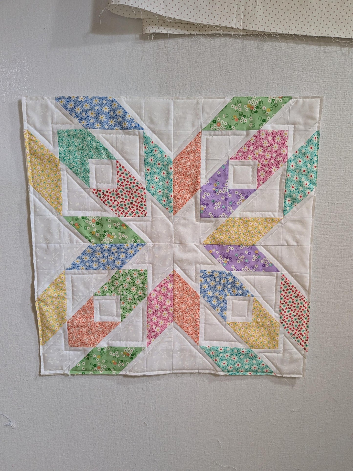 Same Sky Paper Pattern Booklet by Modernly Morgan Quilt Patterns - 4 Sizes Inside: Baby, Lap, XL Lap and Bed.  Fat Quarter or Scrap Friendly