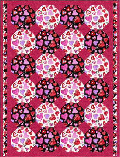 Snowball - Three Yard Quilt by Fabric Cafe' - Small Packaged Quilt Pattern