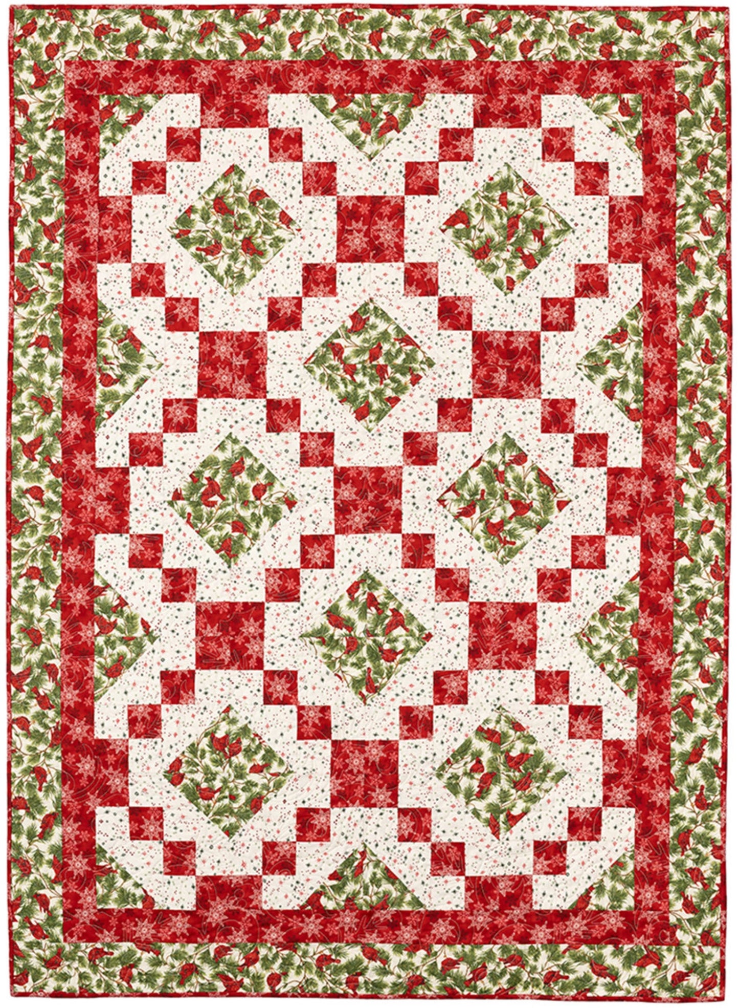Quick Christmas  3 - Yard Quilts - By Fran Morgan for Fabric Cafe' - Features 8 new Quilts