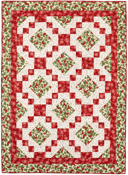 Quick Christmas  3 - Yard Quilts - By Fran Morgan for Fabric Cafe' - Features 8 new Quilts