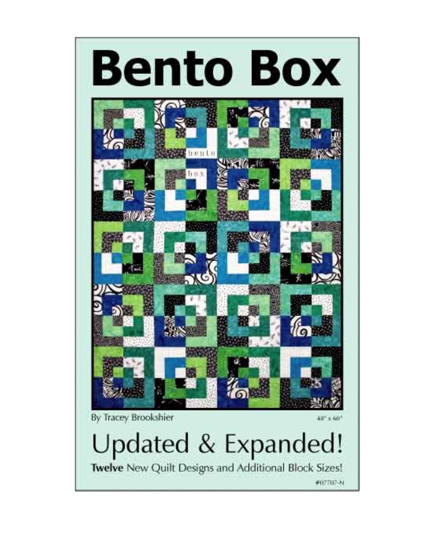Bento Box Quilt Pattern Updated and Expanded Twelve New Designs by Tracey Brookshier Paper Pattern Traditional Strip Quilt Class Quilt
