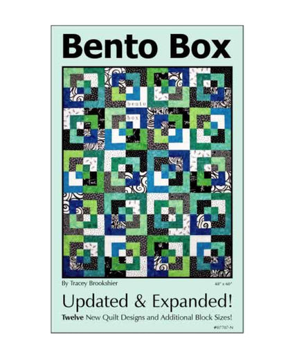 Bento Box Quilt Pattern Updated and Expanded Twelve New Designs by Tracey Brookshier Paper Pattern Traditional Strip Quilt Class Quilt