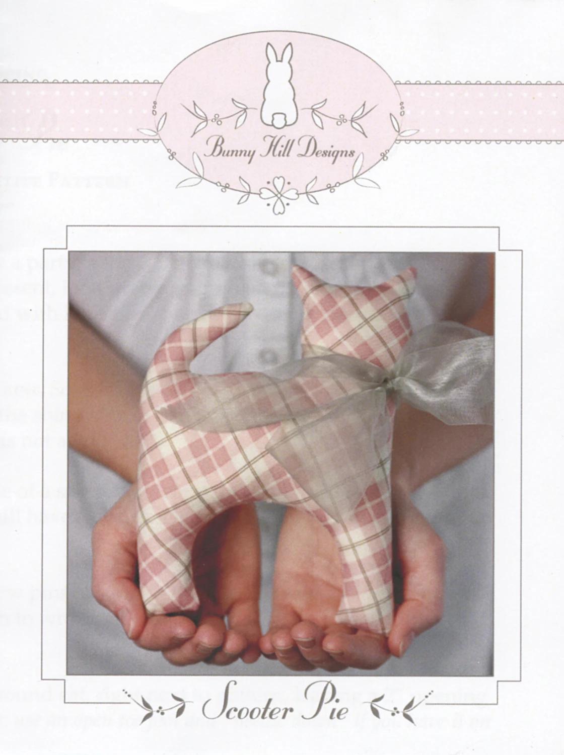 Fabric Cat Pattern Make a Stuffed Kitty from Fabric Calico Cat Project Small and Easy Blossom Cat Lover Unique Handmade Gift to Sew Simple