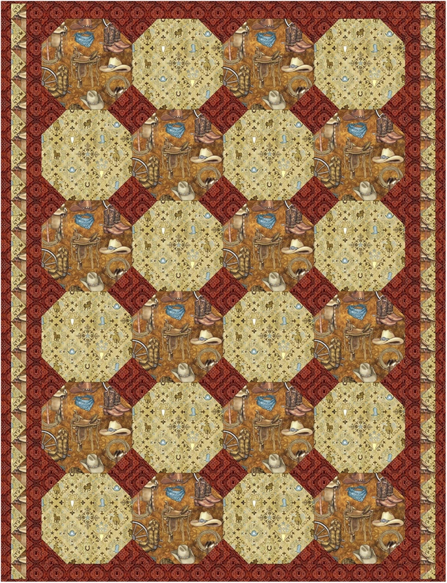 Snowball - Three Yard Quilt by Fabric Cafe' - Small Packaged Quilt Pattern