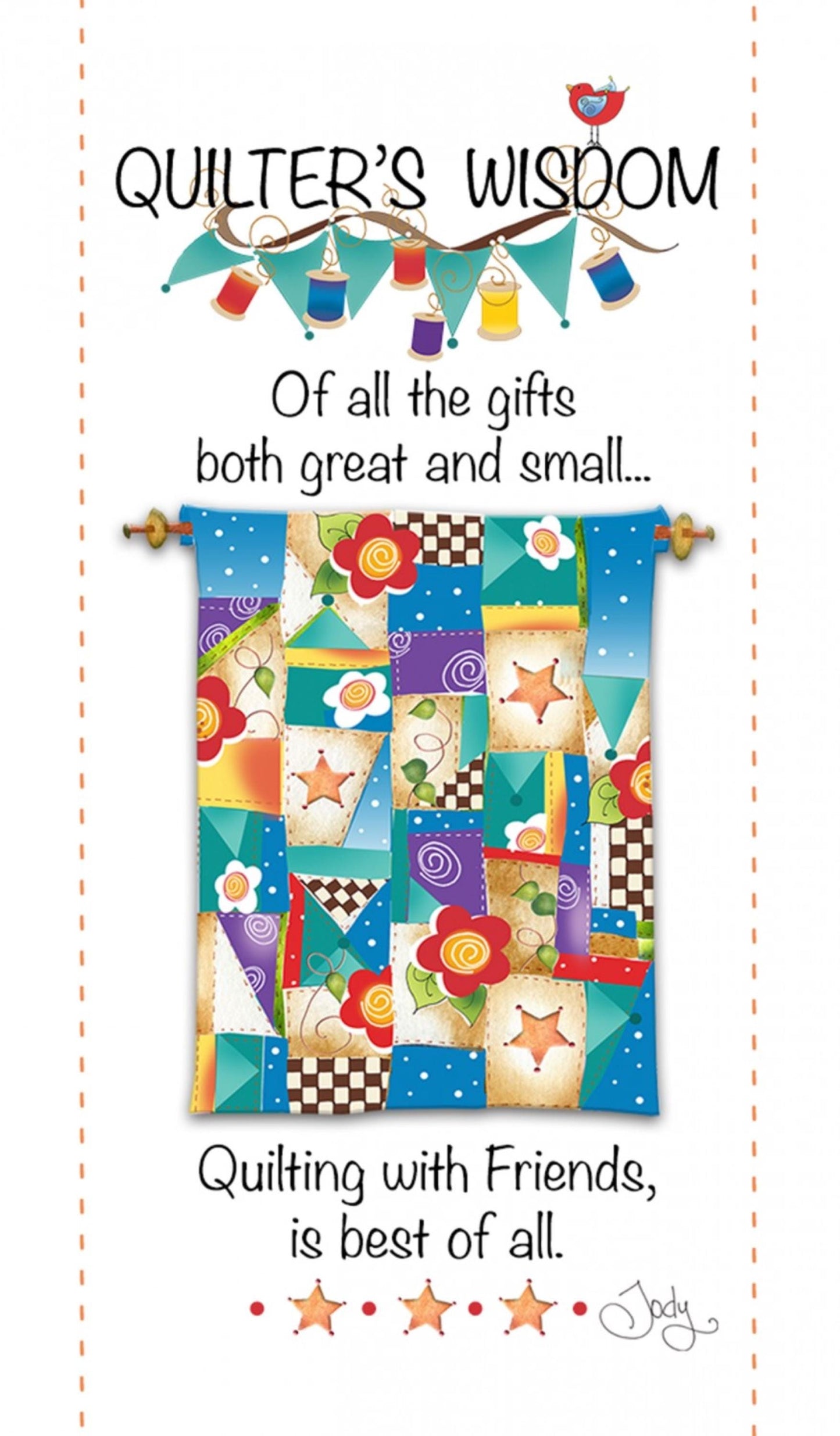 Quilt Gift For Friend Small Thoughtful Gift Magnets Quilt Themed - Small Laminated Magnets 2 x 3.5 inch