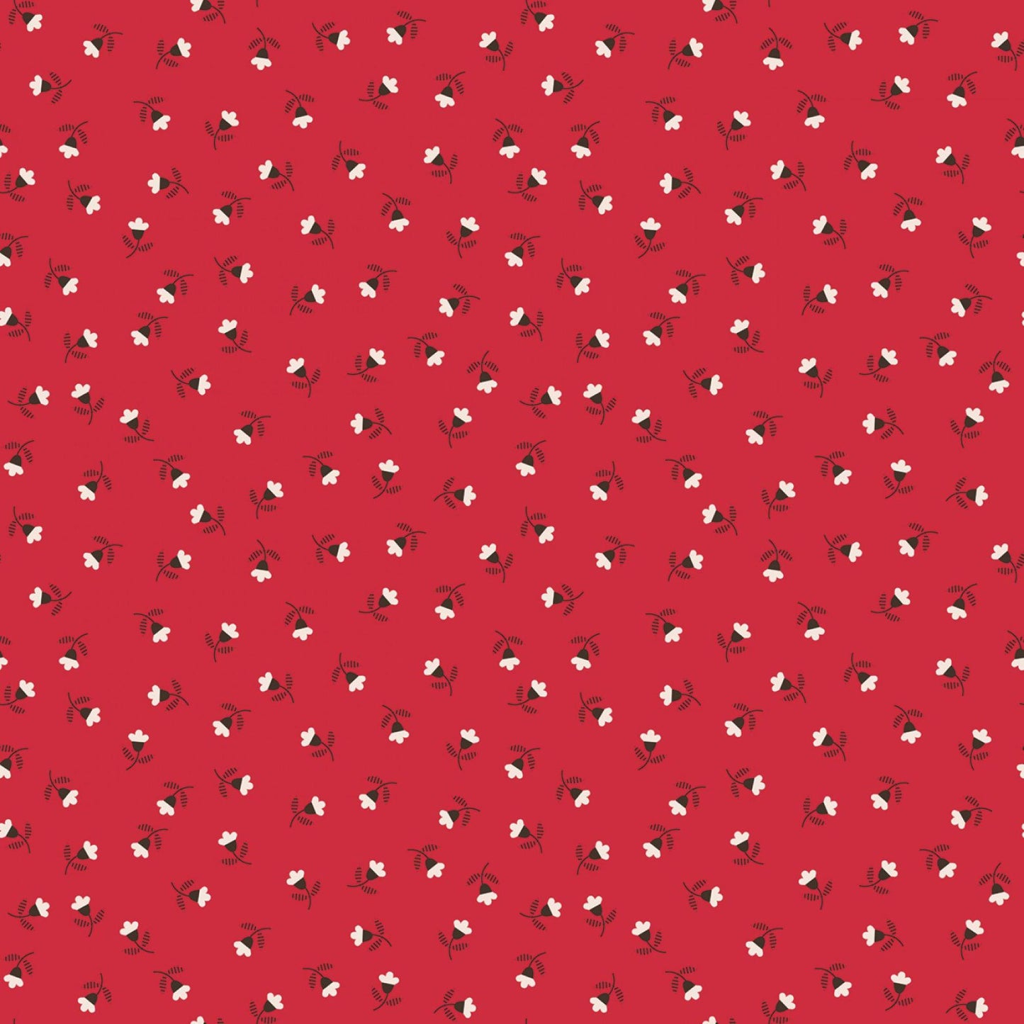 Autumn Collection 4 Choices by Lori Holt for Riley Blake Yardage by the Half Yard in Blue Coral Green and Riley Red