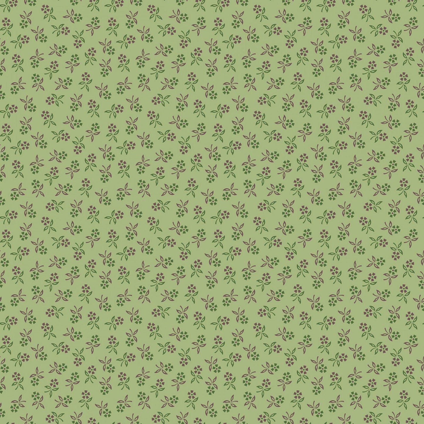 Autumn Collection 4 Choices by Lori Holt for Riley Blake Yardage by the Half Yard in Blue Coral Green and Riley Red