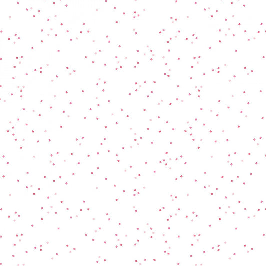 Light Cream background with multiple shades of pink design.