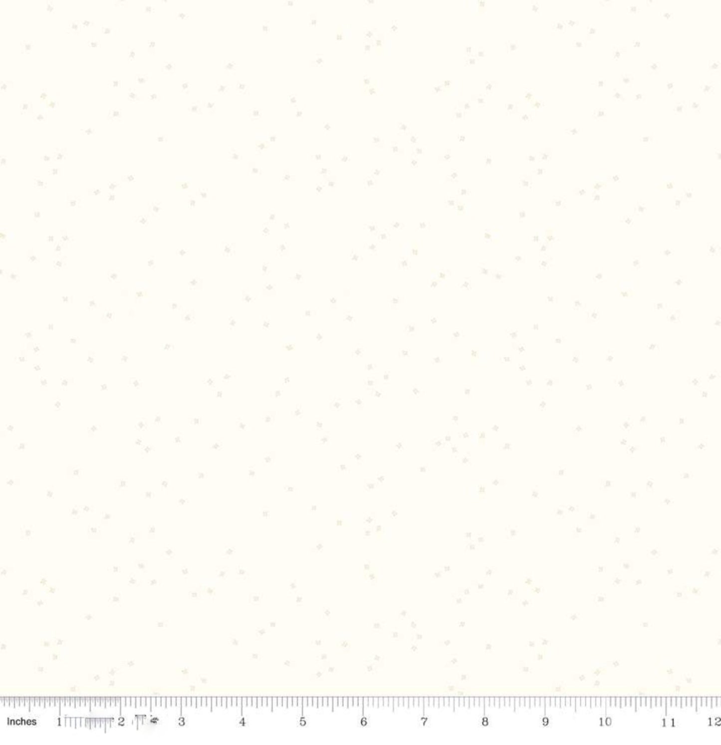 Cream Fabric with small Tea Dyed Design