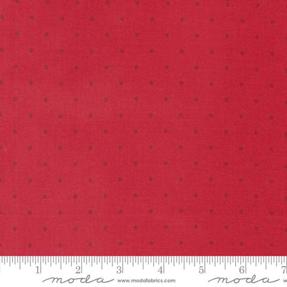 Magic Dot Yardage Fabric Colors with Dot by Moda Yardage Priced by the Half Yard Flax and Cherry Red