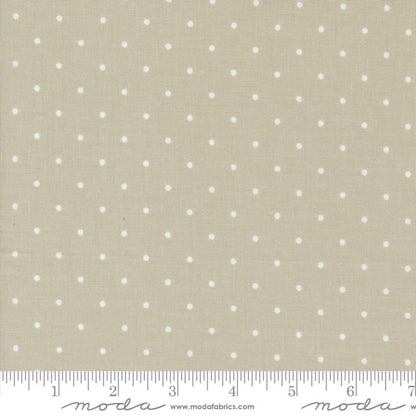 Magic Dot Yardage Fabric Colors with Dot by Moda Yardage Priced by the Half Yard Flax and Cherry Red