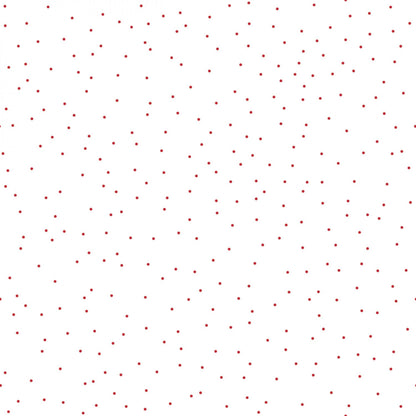 Pin Dot Scattered on White Seasonal Basics Red or Blue by Riley Blake  Yardage Priced by the Half Yard