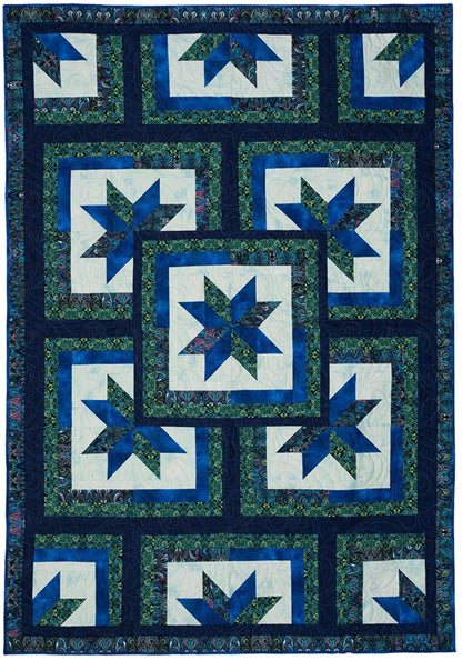 5 Yard Quilt Fabulous 5 New Book 8 Quilt Patterns by Donna Robinson and Fran Morgan for Fabric Cafe' Use Five Fabrics  Lap Queen King