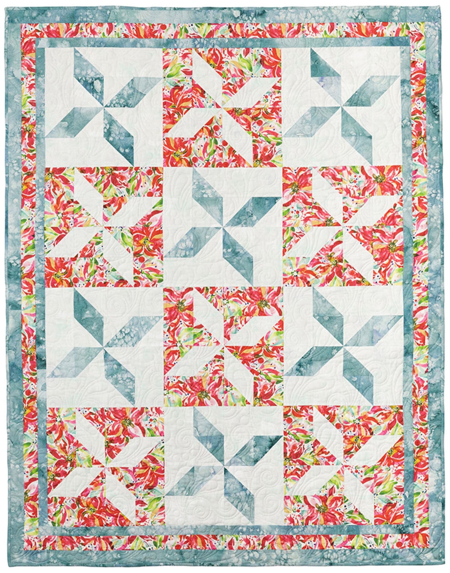 Quick Christmas  3 - Yard Quilts - By Fran Morgan for Fabric Cafe' - Features 8 new Quilts