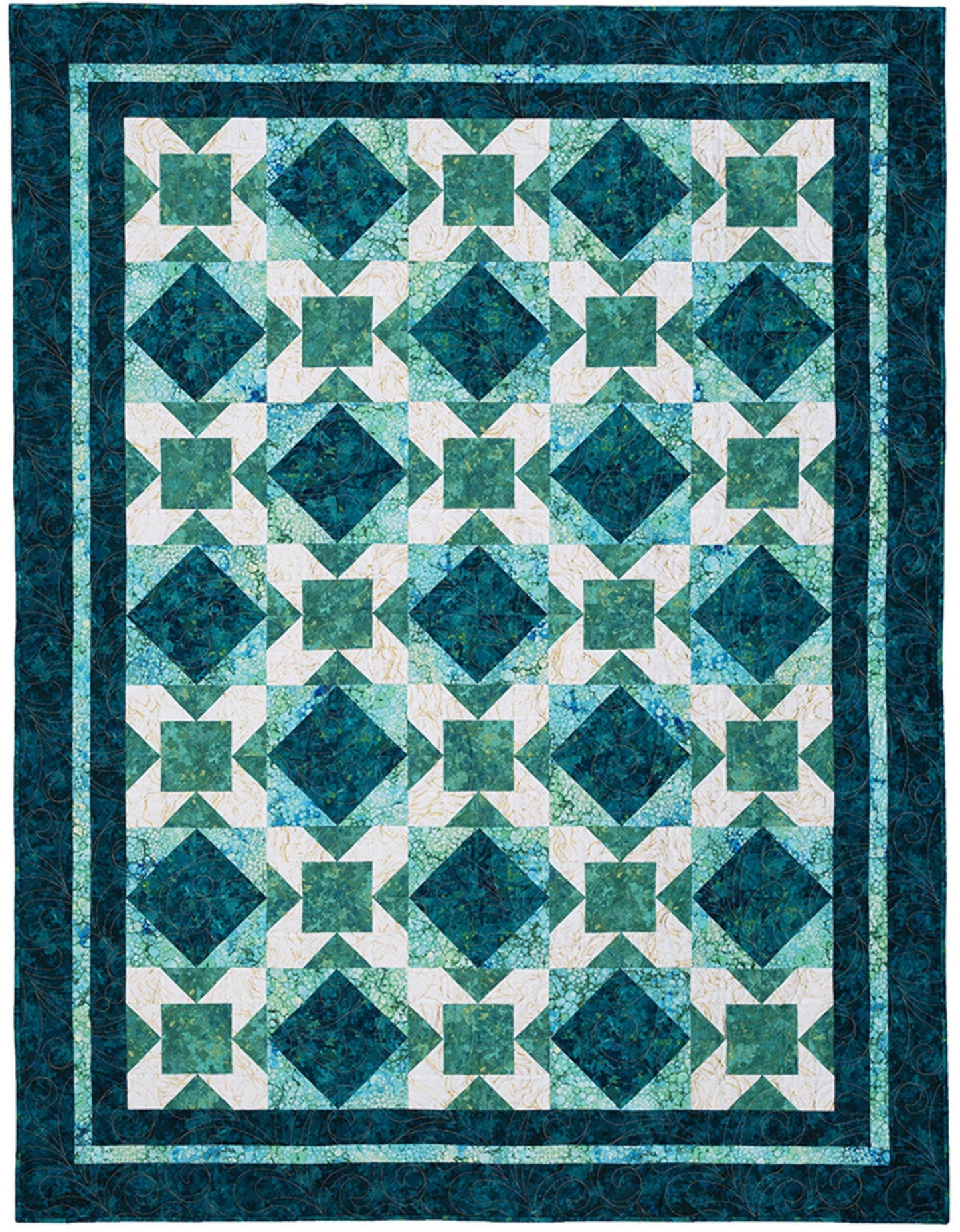 5 Yard Quilt Fabulous 5 New Book 8 Quilt Patterns by Donna Robinson and Fran Morgan for Fabric Cafe' Use Five Fabrics  Lap Queen King