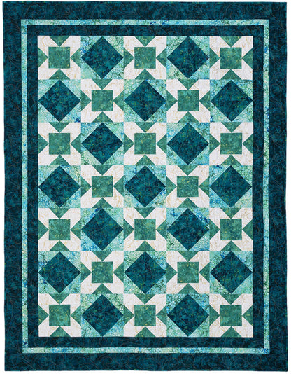 5 Yard Quilt Fabulous 5 New Book 8 Quilt Patterns by Donna Robinson and Fran Morgan for Fabric Cafe' Use Five Fabrics  Lap Queen King