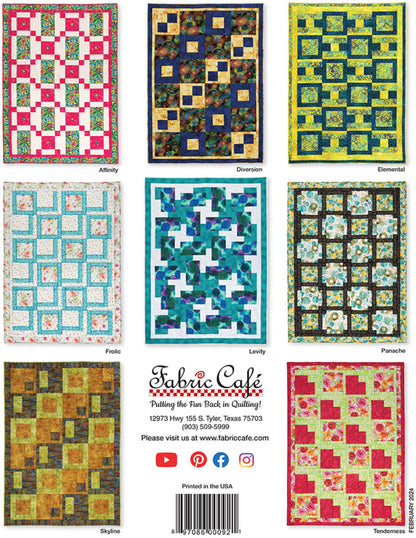 Make it Easy 3 - Yard Quilts - By Donna Robinson for Fabric Cafe' - Features 8 new Quilts