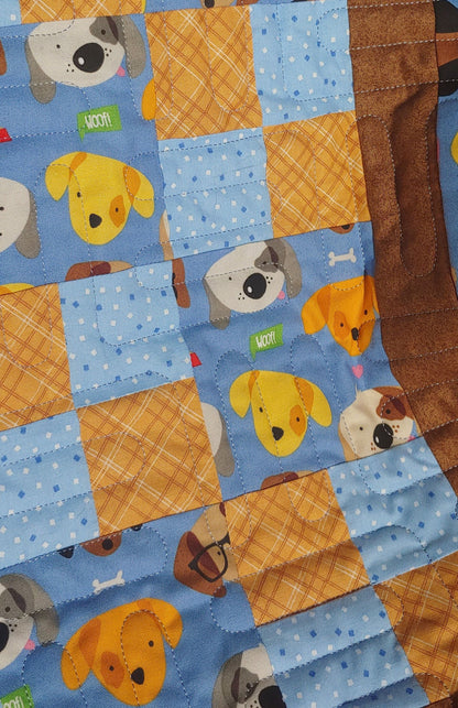 Baby Four Patch Quilt Pattern - PDF or Word Download - Shop Drawn Pattern with easy instructions - Crib Size Quilt Pattern