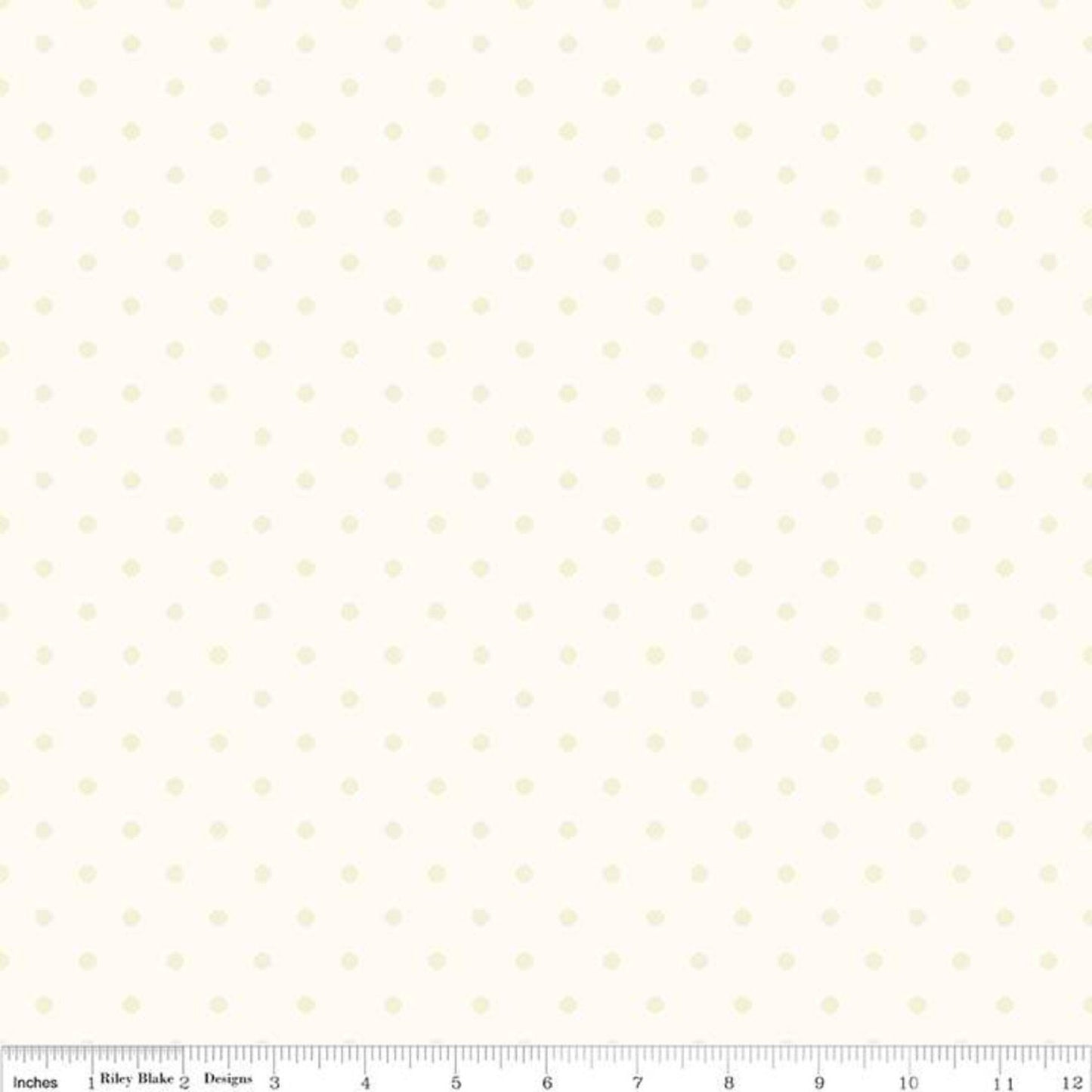 Swiss Dot (3 Colors) by Riley Blake - Yardage by the Half Yard - White on White - Cream Le Crème or White with Gray