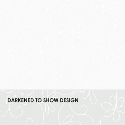 White Tonal Prints 5 Choices Snowflake Pretty Petals or Loopy Daisy Lacy Vine Tiny Dots Yardage by the Half Yard Maywood Studio Solitaire
