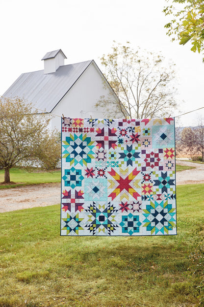 Barn Star Quilt Book Quilt Pattern Book Features 20 Starry Blocks and 7 Quilts by Shelley Cavanna