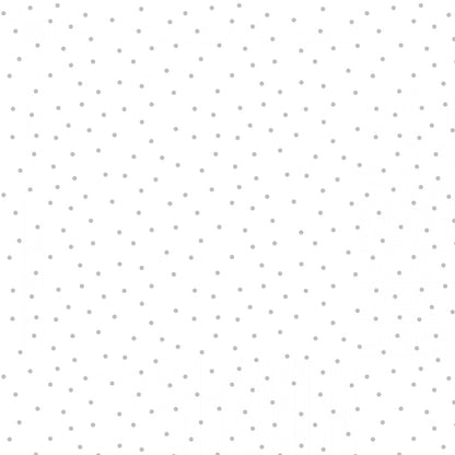 White Tonal Prints 5 Choices Snowflake Pretty Petals or Loopy Daisy Lacy Vine Tiny Dots Yardage by the Half Yard Maywood Studio Solitaire