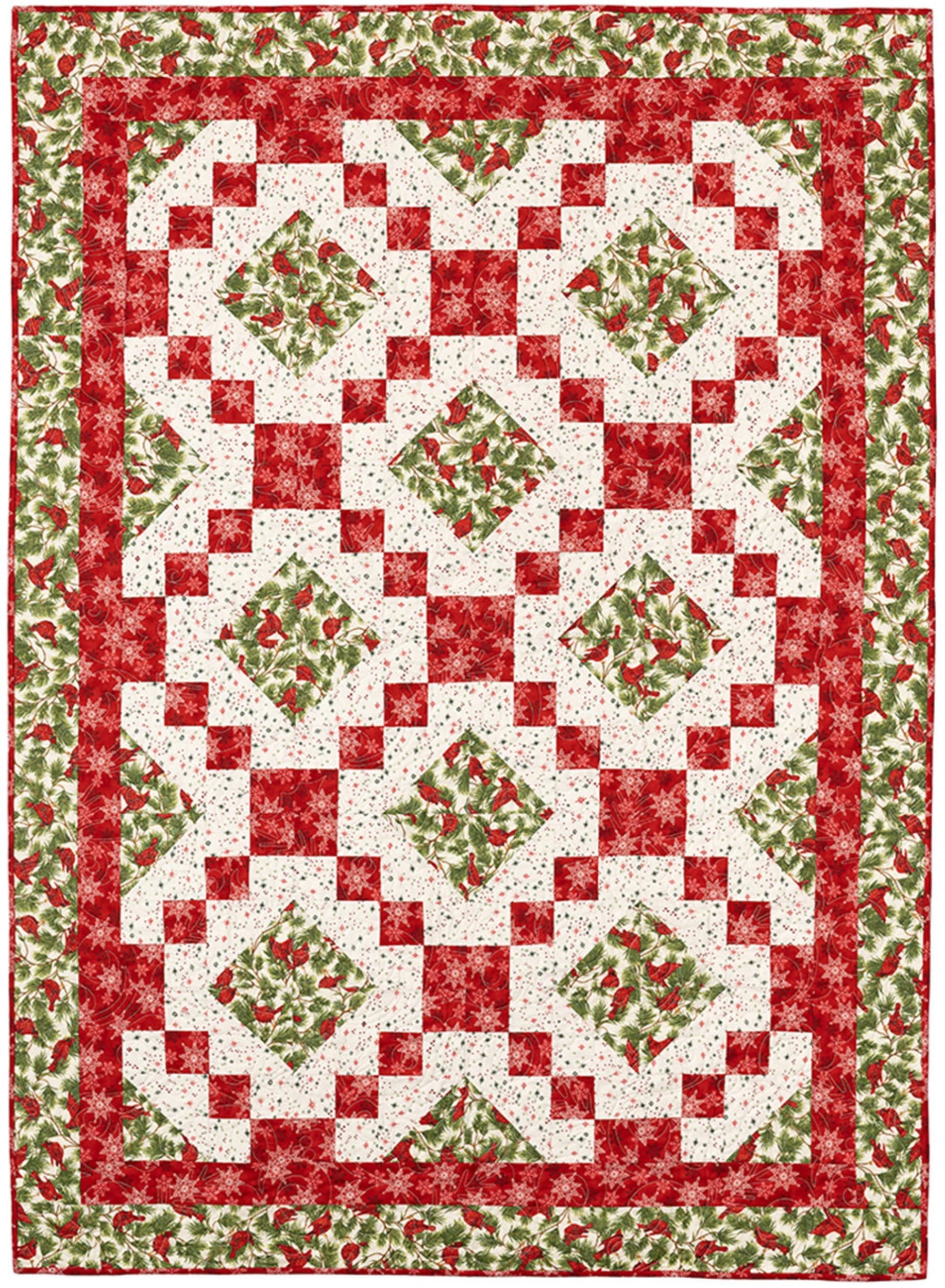 Quick Christmas 3 - Yard Quilts - By Fran Morgan for Fabric Cafe' - Features 8 new Quilts