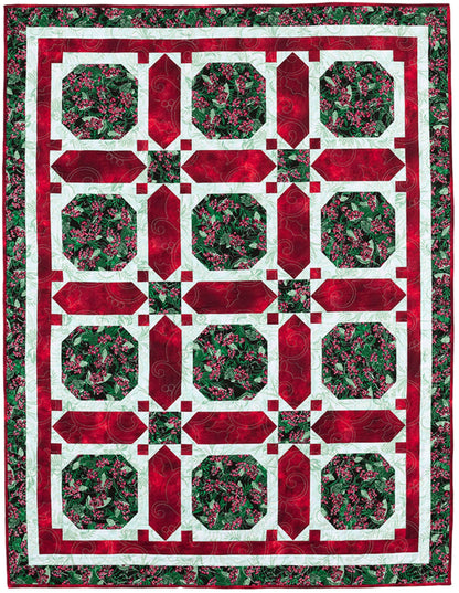 Quick Christmas 3 - Yard Quilts - By Fran Morgan for Fabric Cafe' - Features 8 new Quilts