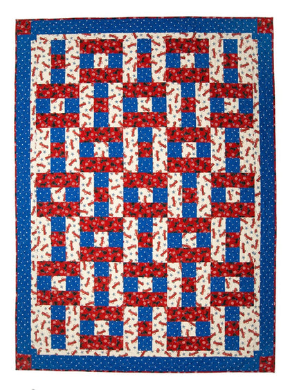3 Yard Quilt Favorites Book - 8 Quilt Patterns - by Donna Robinson for Fabric Cafe'