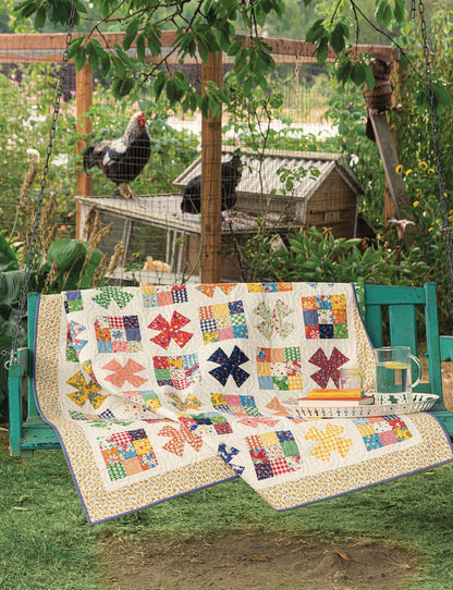 You've Got a Point Quilt Pattern Book by Anna Dineen - 10 Quilts - Ruler Sets Needed (Tri Recs or Block Loc Square) or use Templates inside