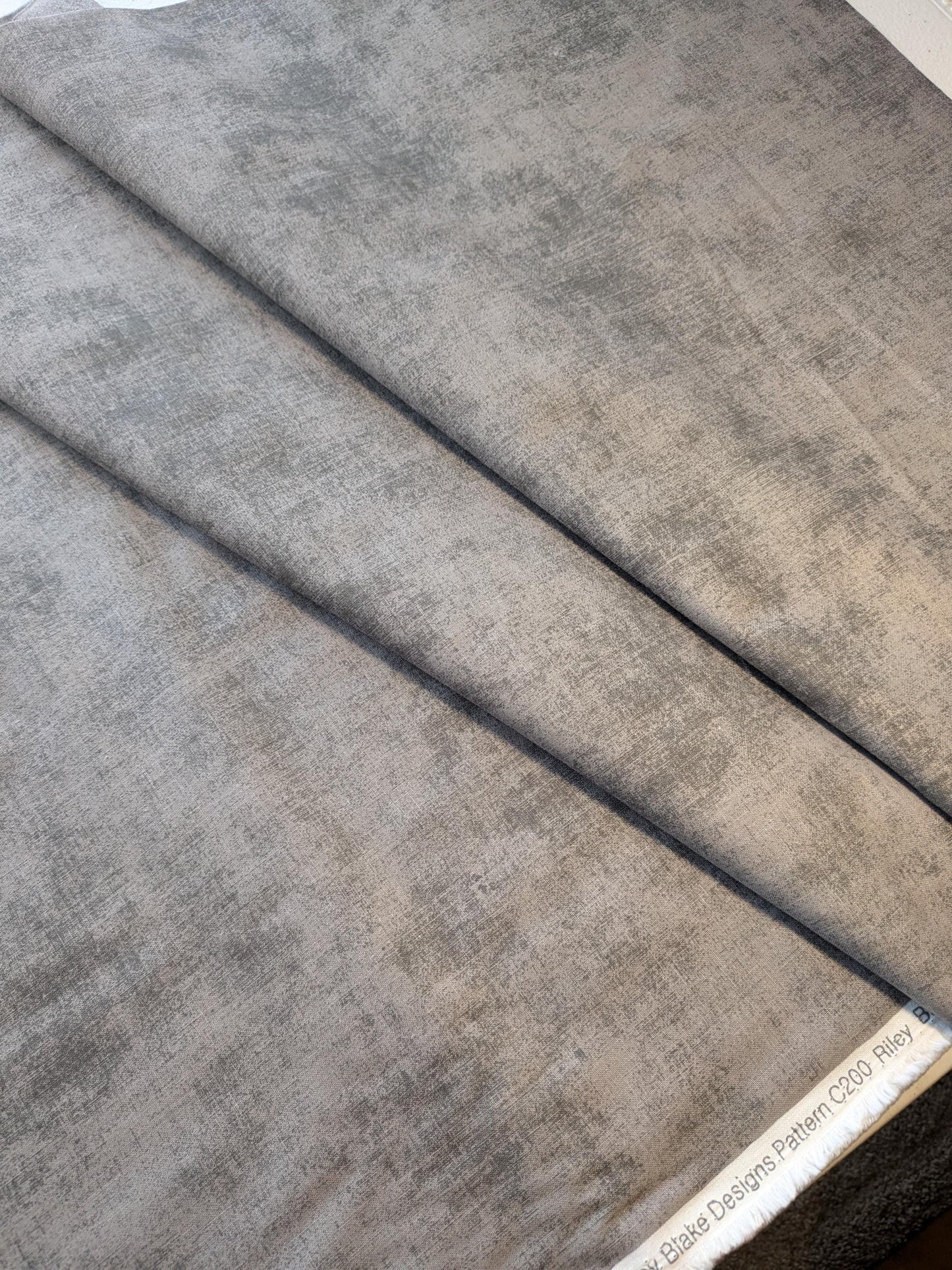 Blender in Granite Gray - Riley Blake - Yardage by the Half Yard - Basic Shade C200-11 - Granite - High Quality Quilt Cotton