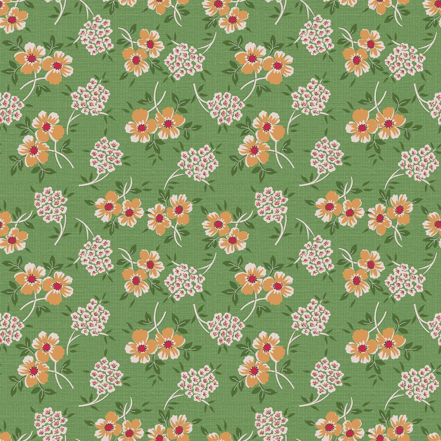 Home Town Holiday 5 Choices by Lori Holt for Riley Blake Yardage by the Half Yard Hometown Florals Quilted Snowman