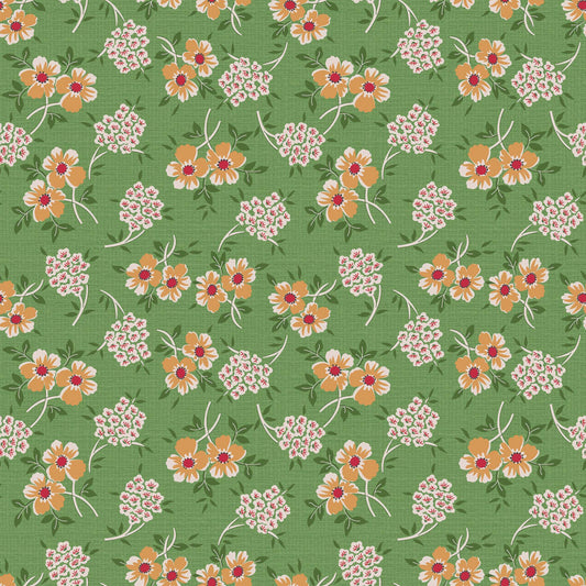 Home Town Holiday 5 Choices by Lori Holt for Riley Blake Yardage by the Half Yard Hometown Florals Quilted Snowman