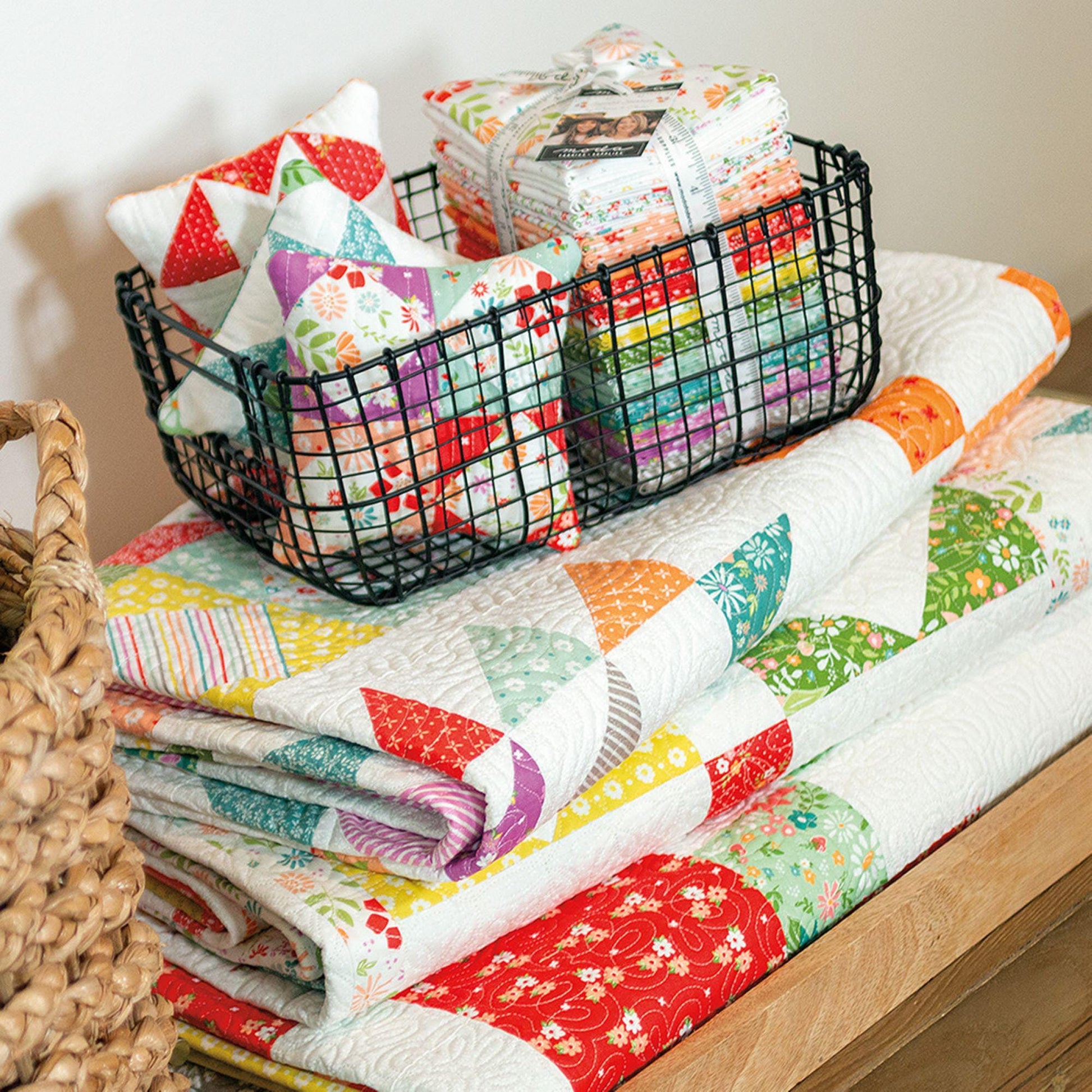 Family Favorites Sampler Quilts Pattern Book in Four Sizes Back to Basics with Sherri and Chelsi Quilt Book