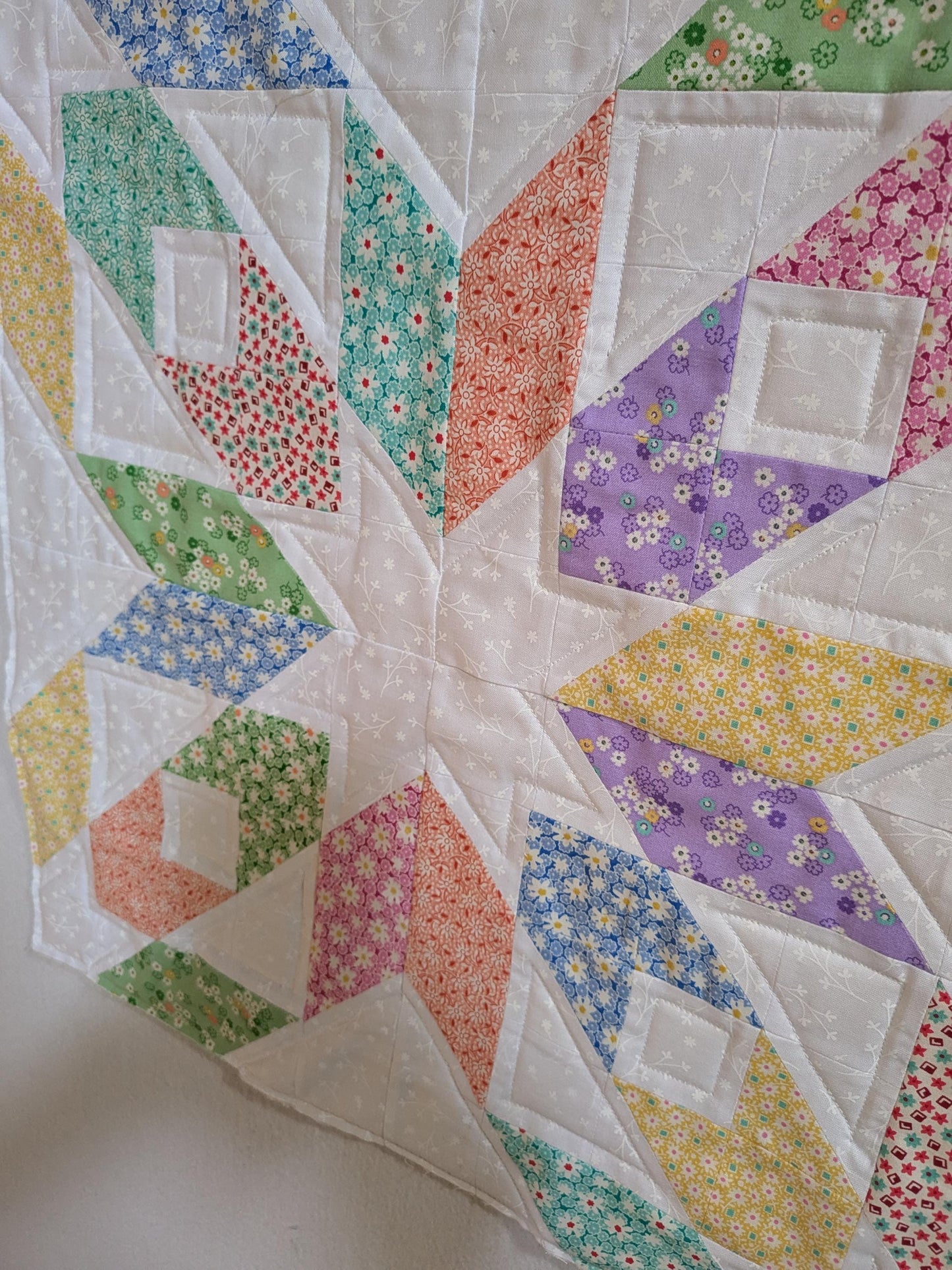 Same Sky Paper Pattern Booklet by Modernly Morgan Quilt Patterns - 4 Sizes Inside: Baby, Lap, XL Lap and Bed. Fat Quarter or Scrap Friendly