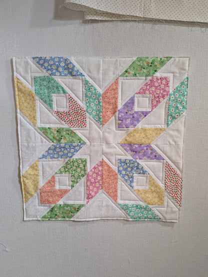 Same Sky Paper Pattern Booklet by Modernly Morgan Quilt Patterns - 4 Sizes Inside: Baby, Lap, XL Lap and Bed. Fat Quarter or Scrap Friendly