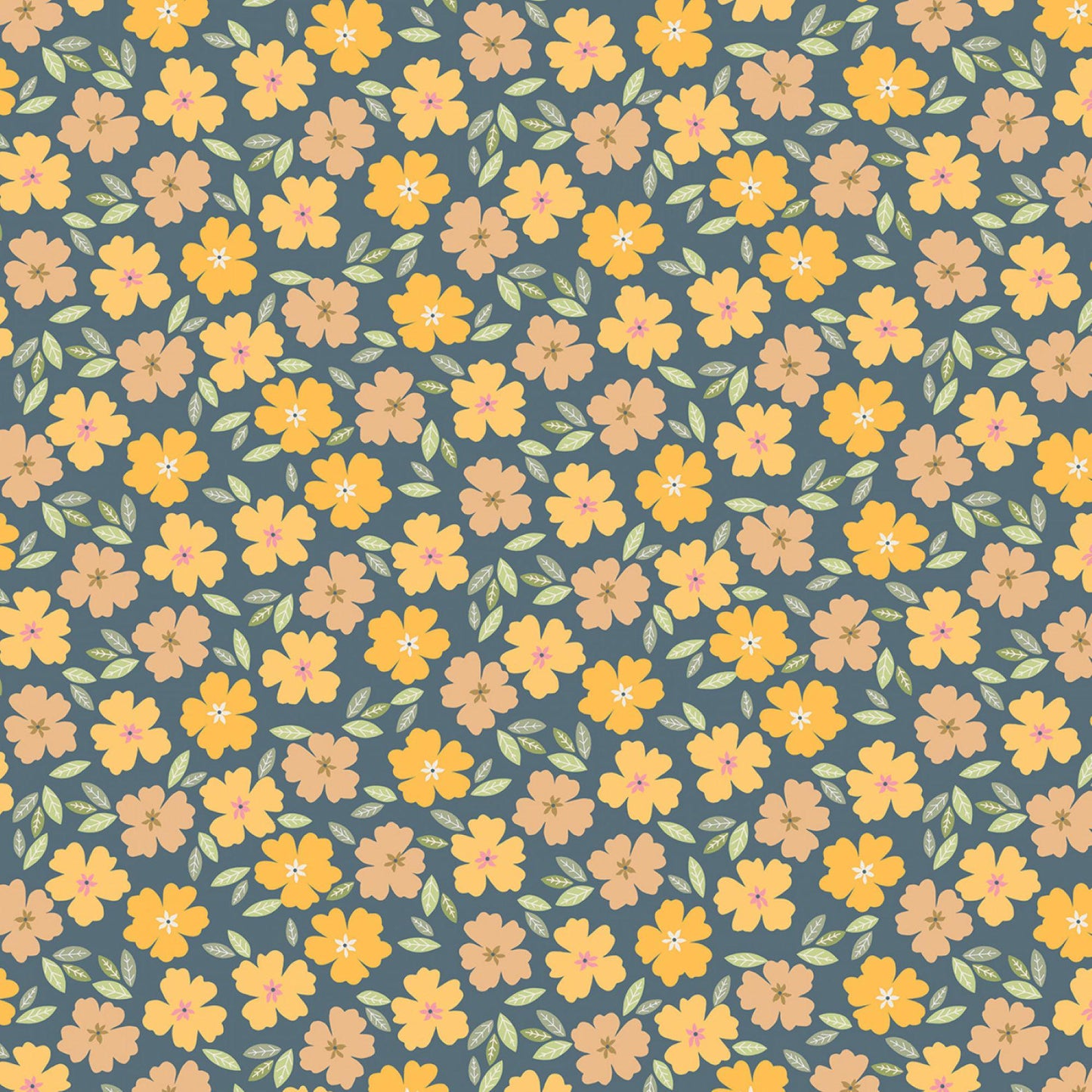 The Bees Knees Fabric Collection from Dear Stella Five Bolts of Quilting Cotton by the Half Yard Bees in Blue and Green with Modern Design