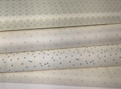 Background Light Fabric 5 Options Green Denim Gray or Cayenne Lori Holt for Riley Blake Yardage by the Half Yard Bee Backgrounds Collection