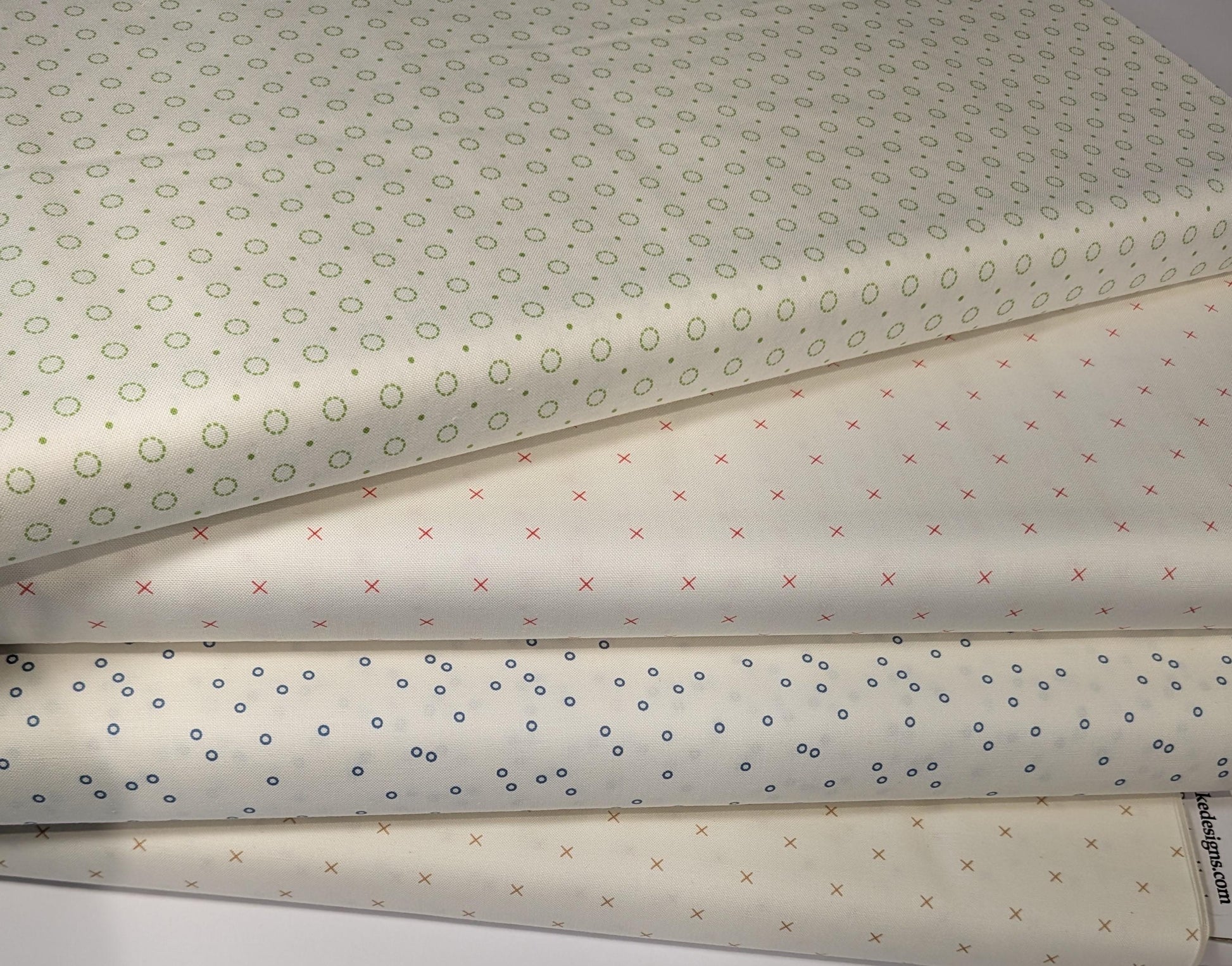 Background Light Fabric 5 Options Green Denim Gray or Cayenne Lori Holt for Riley Blake Yardage by the Half Yard Bee Backgrounds Collection