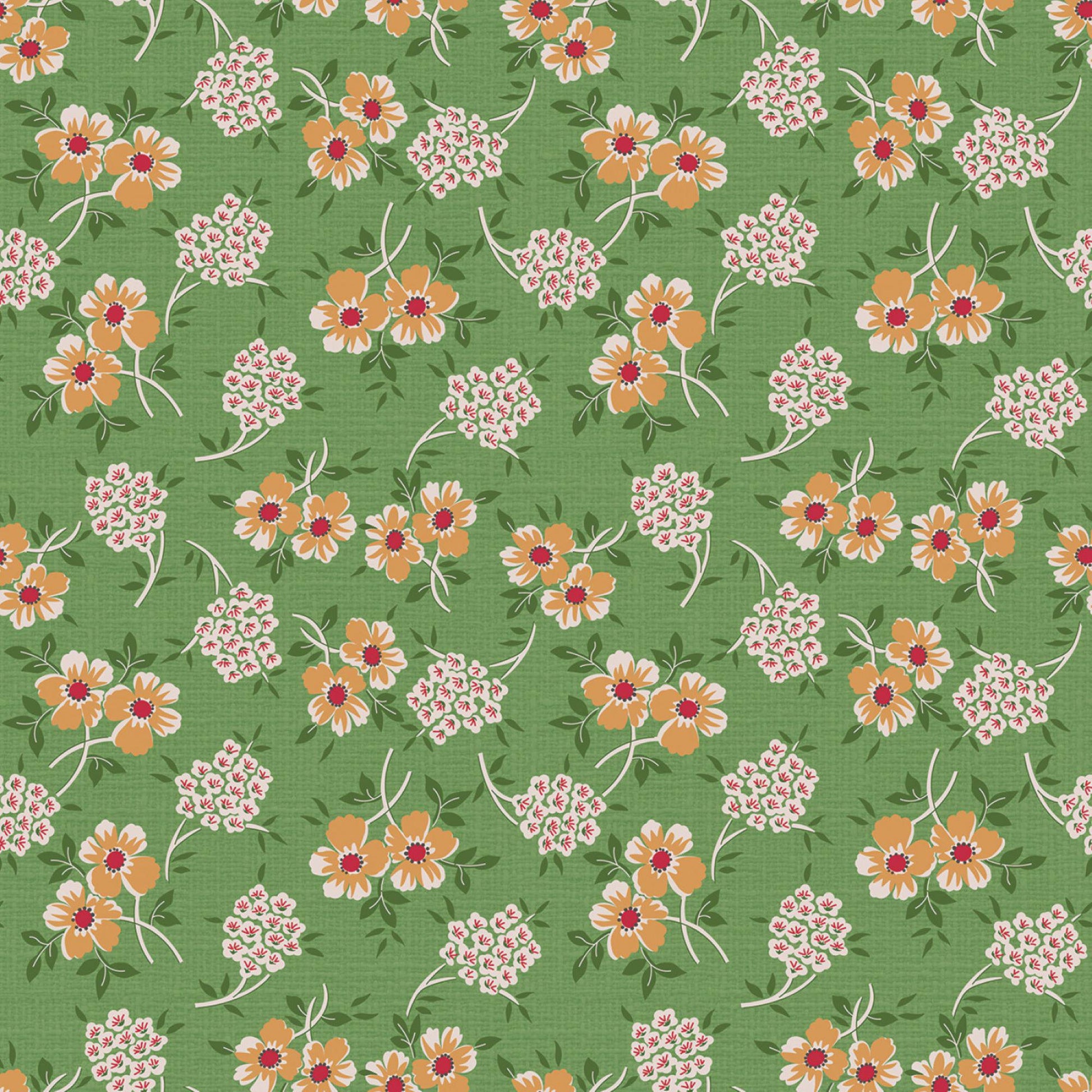 Loose Fat Quarters (4) Home Town Holiday by Lori Holt for Riley Blake 5 to Pick and Choose Your Favorite Print Fall and Holiday Colors