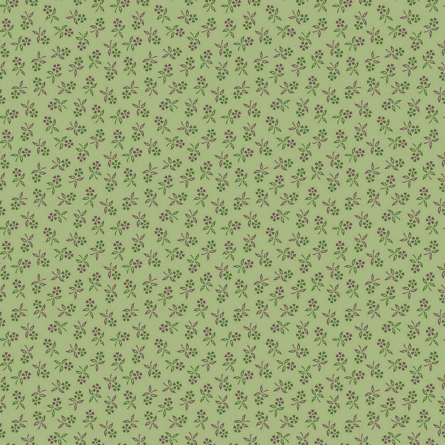 Autumn Collection 4 Choices by Lori Holt for Riley Blake Yardage by the Half Yard in Blue Coral Green and Riley Red